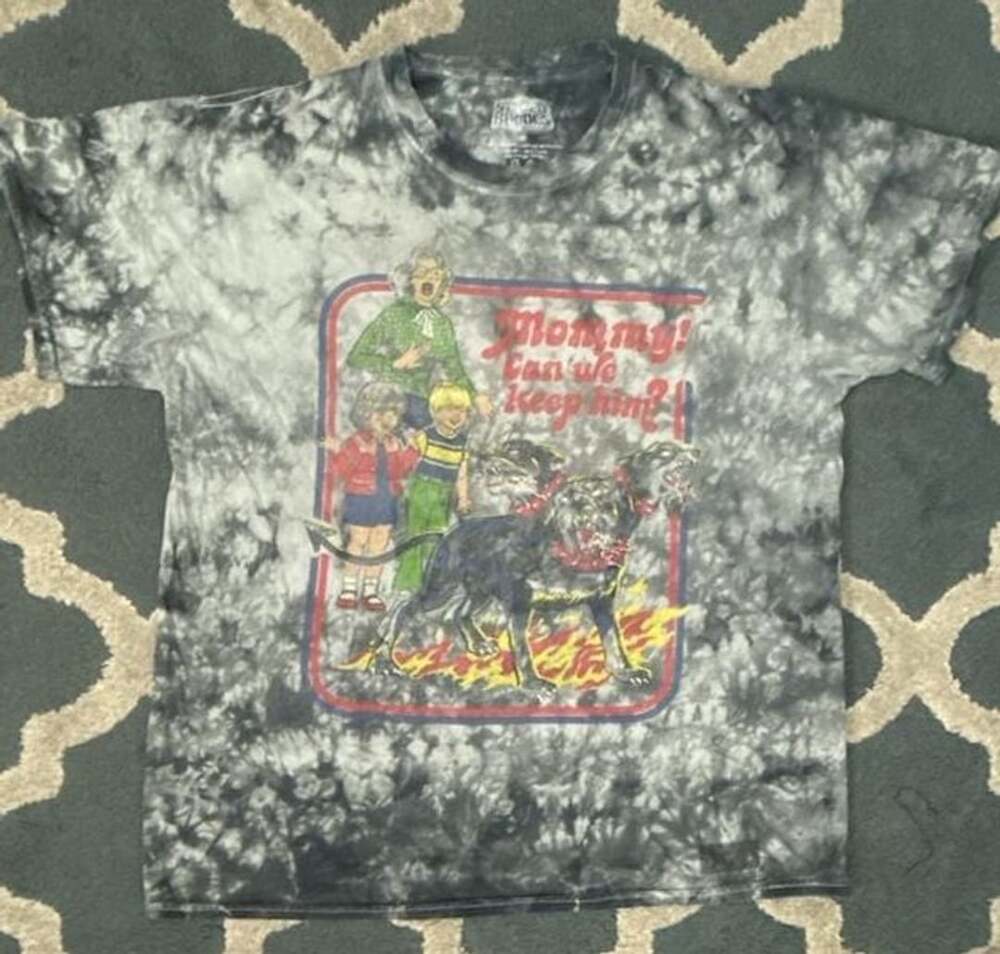 Steven Rhodes Mommy Can We Keep Him Graphic T-Shirt Size M Tie Dye